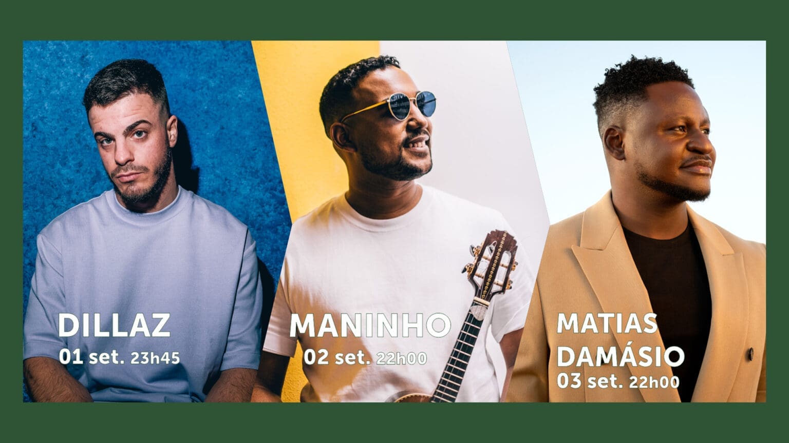 Dillaz e Matias Damásio na Feira do Monte em Santiago do Cacém