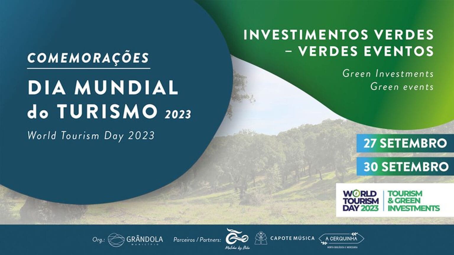 Música, gastronomia e oficina de instrumentos no Dia Mundial do Turismo em Grândola