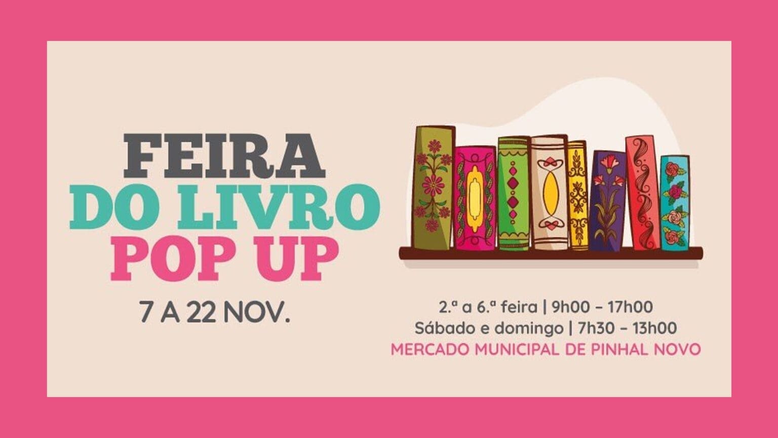 Feira do Livro Pop Up em Palmela: Um Evento Literário Imperdível
