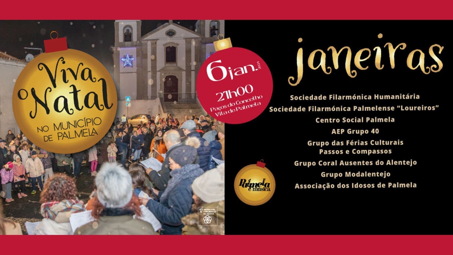 Venha cantar as Janeiras em Palmela!