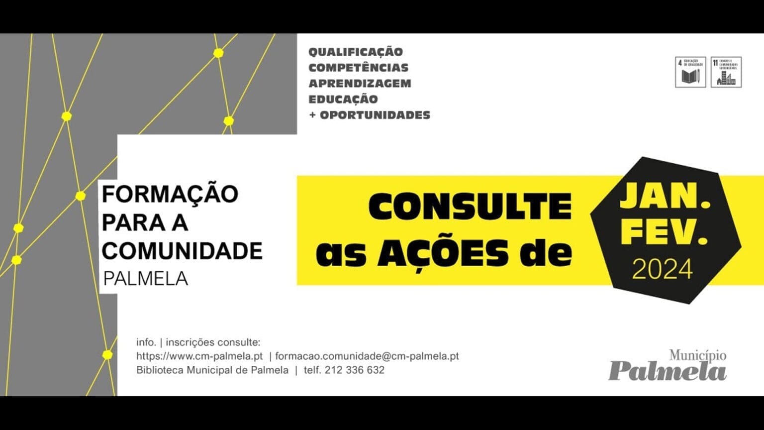 Formação para a Comunidade: Inscreva-se nas novas ações de 2024!