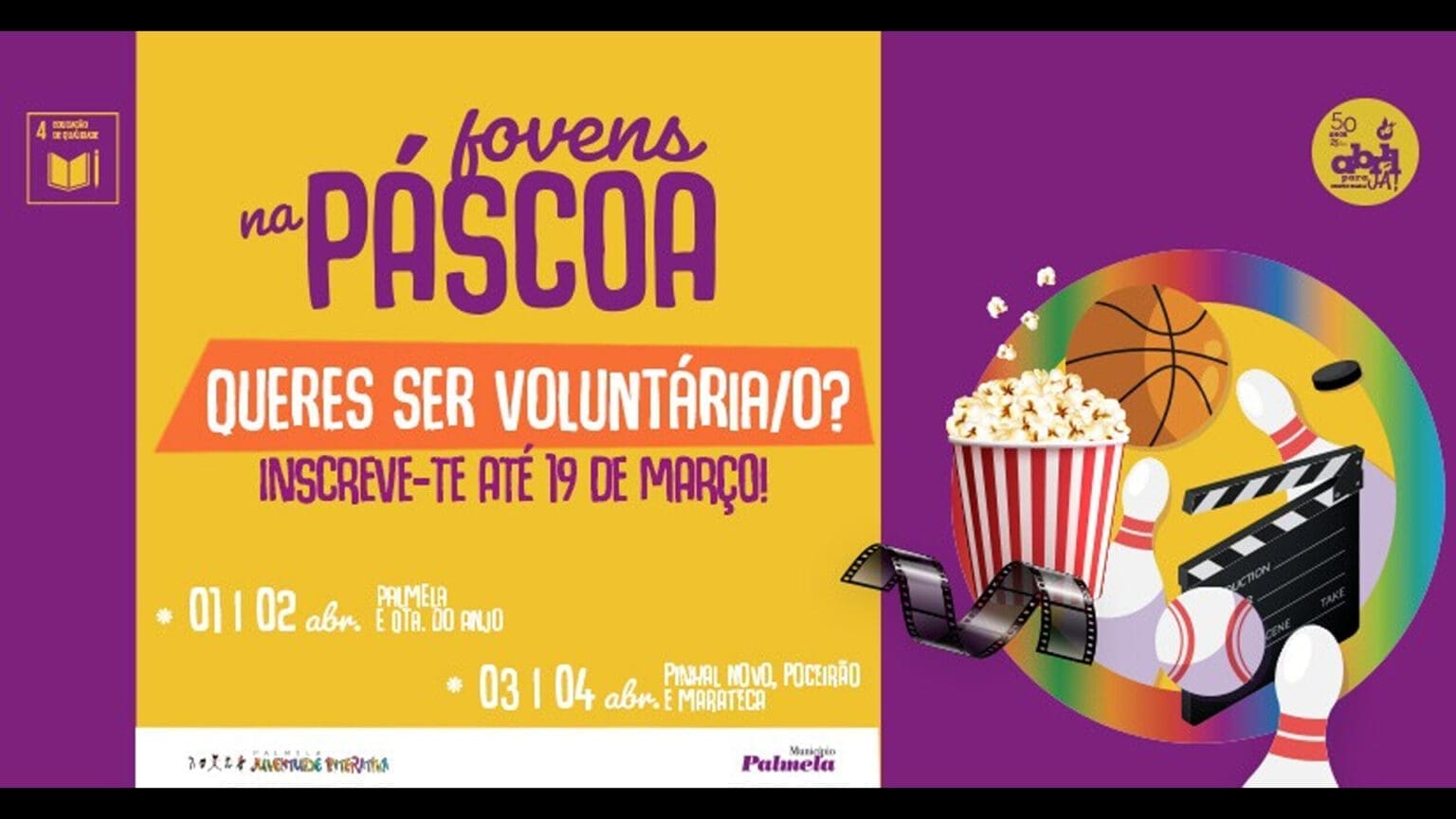 Participe na ação “Jovens na Páscoa 2024” em Palmela