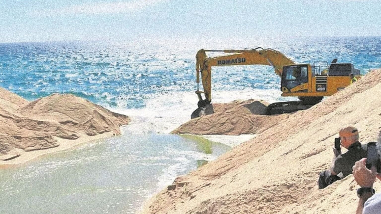 Abertura da Lagoa de Santo André 