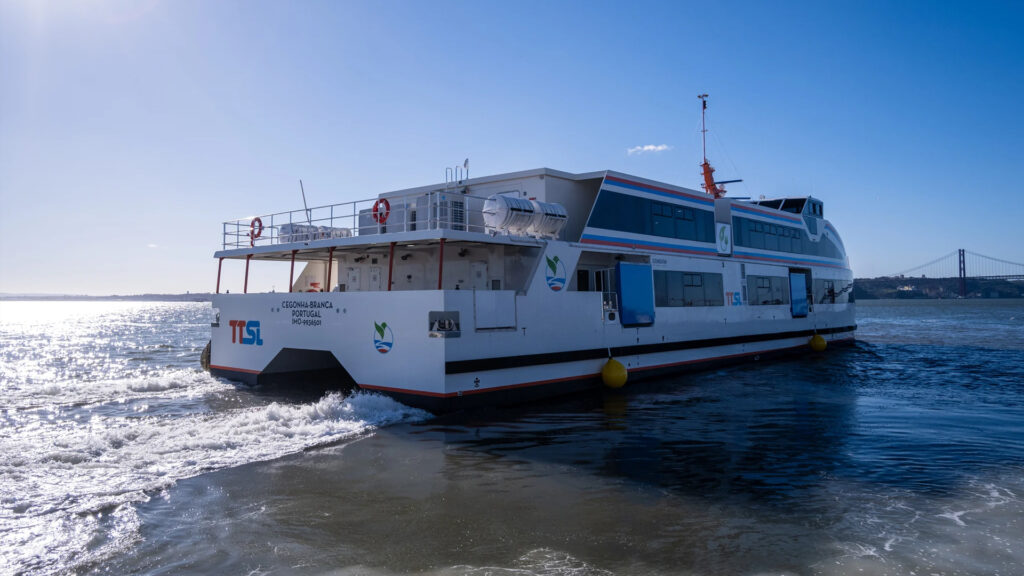 Novos navios elétricos da Transtejo