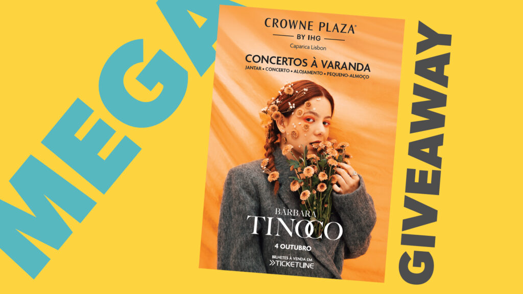 Ganhe uma noite de estadia na Caparica e a oportunidade de ver Bárbara Tinoco em formato intimista