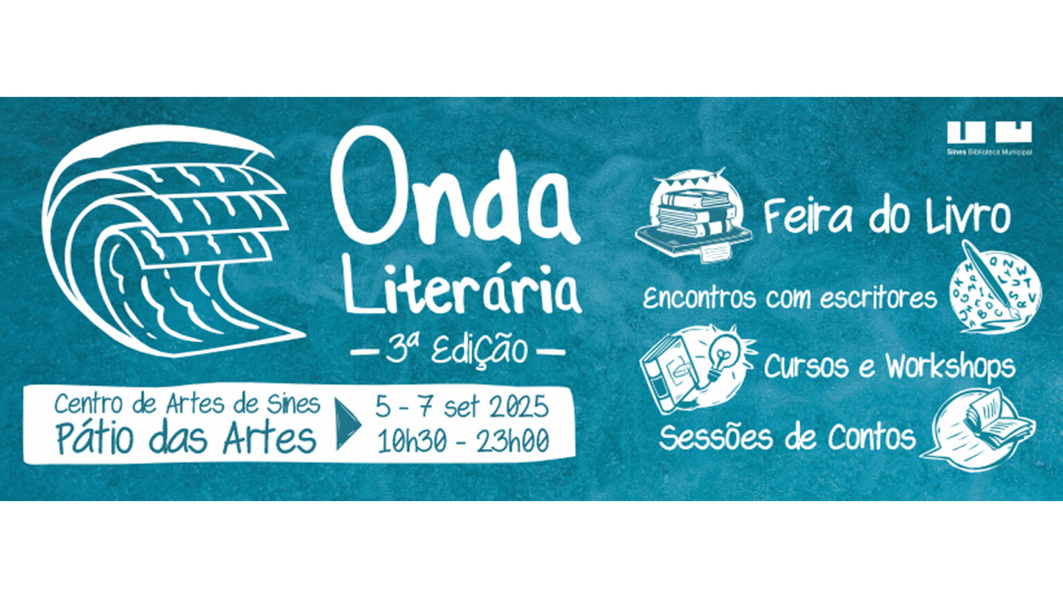 Onda Literária vai levar 11 autores a Sines