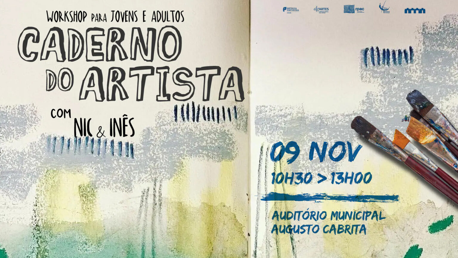 Caderno de Artista: um convite no Barreiro para libertar a criatividade com a natureza como guia