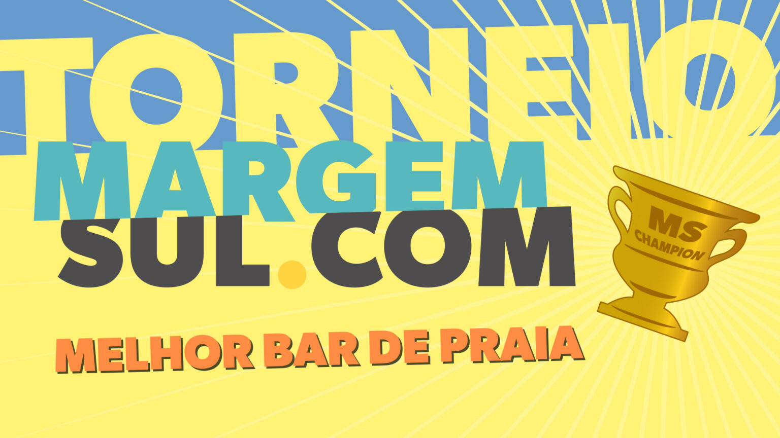 Pés na areia e cocktail na mão: está aberta a votação do Torneio MargemSul.com para eleger o melhor bar de praia da região